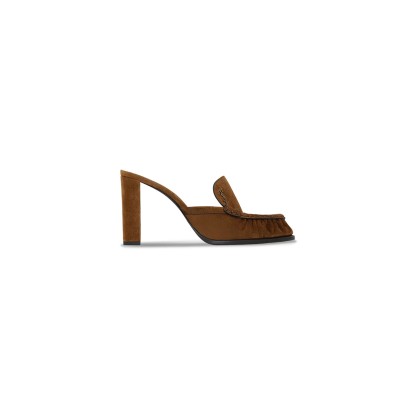 YSL LE LOAFER SUEDE MOCCASIN MULES 86971327DTT2319